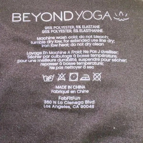 Beyond Yoga Infinity Scarf Black Athleisure Hidden‎ Zip Pocket Travel Stretch - Image 5