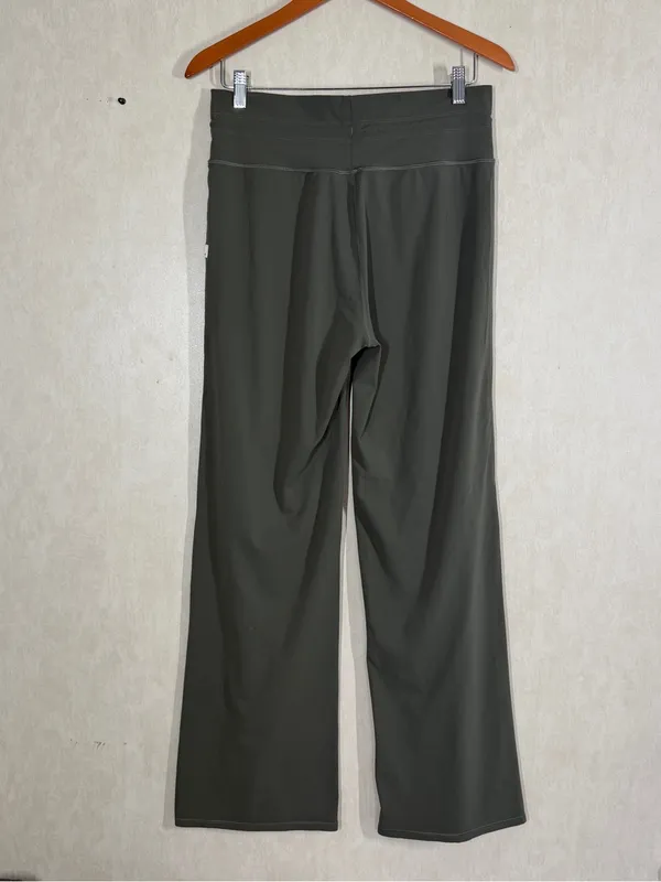 Vuori Women’s Daily Wide Leg Leggings Pants Pull On High Rise in Green L - Image 6