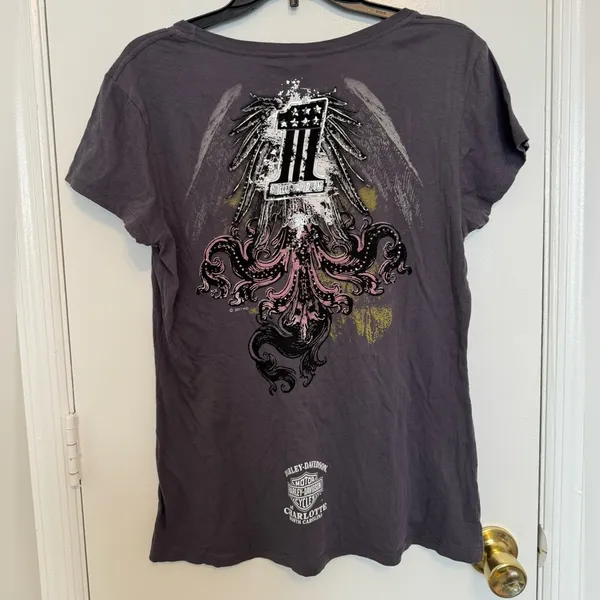 Harley-Davidson Short Sleeve Biker Tee Size X-Large - Image 2
