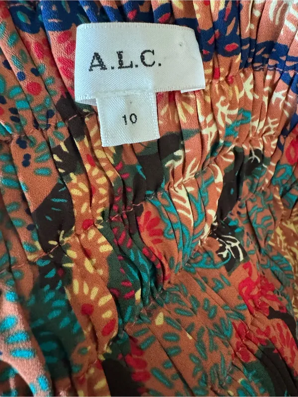 A.L.C. Luna Printed Mini Skirt Size: 10 - Image 3