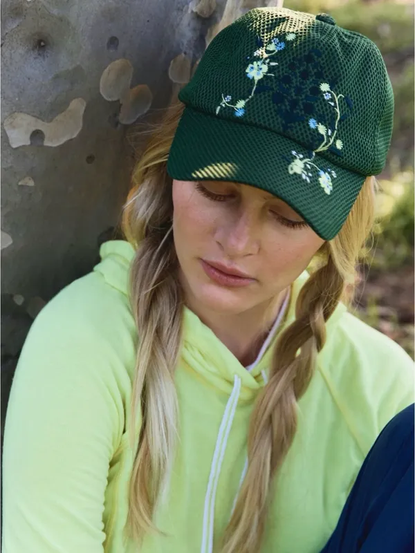 Free people movement hit the trail baseball hat green NWT - Image 4
