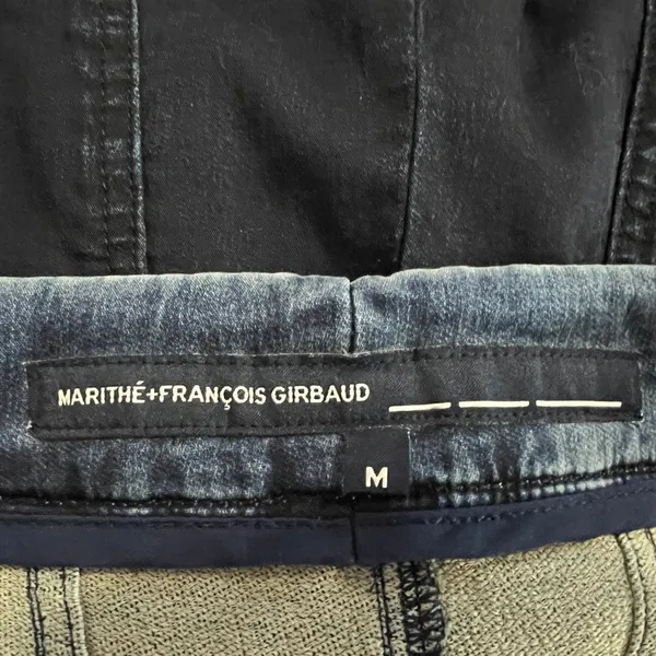 Marithe Francois Girbaud Dark Wash Pull On Stretch Jeans M Blue Size M - Image 5