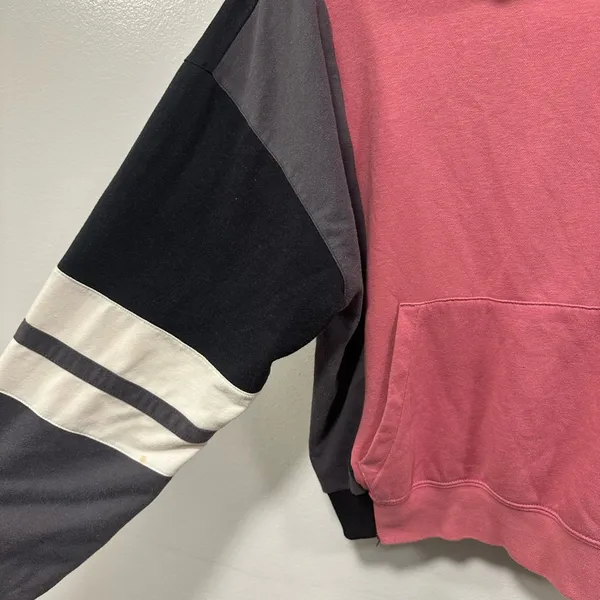 Nike sweatshirt! Nike + vintage reworked custom made pink & gray size M/L! - Image 4