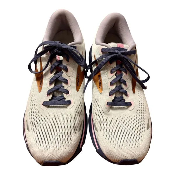 Brooks Ghost 15 Running Shoes Grey Pink Copper 9.5M - Image 3