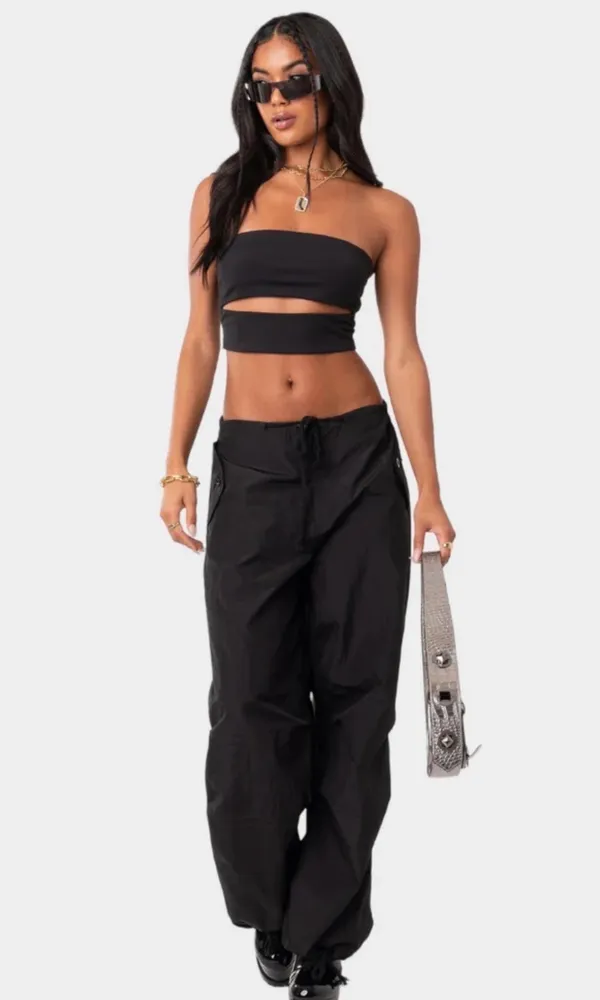 EDIKTED Darcey Cut-Out Womens Tube Top - Image 3