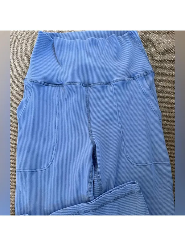 Aerie High Waist Ribbed Yoga Pants - Image 5