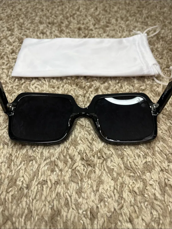 NIB Jeepers Peepers Black Oversized Square Sunglasses - Image 6