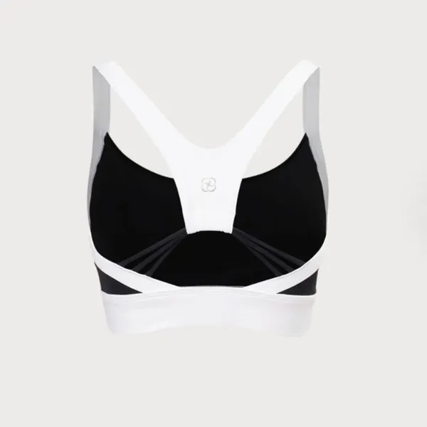 Berlook Black Contrast U Neck Sports Bra - High Support 48 - Image 9