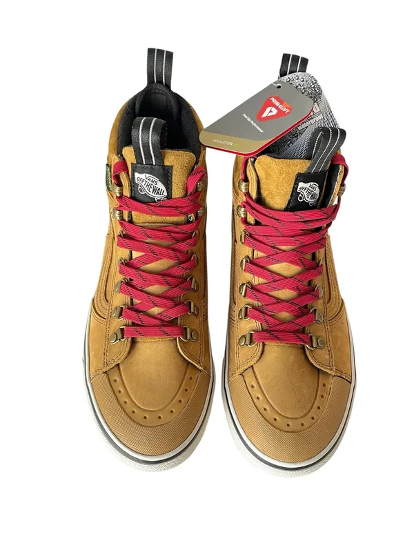 Vans MTE waterproof leather sneakers camel insulated for cold NEW 9.5 - Image 6