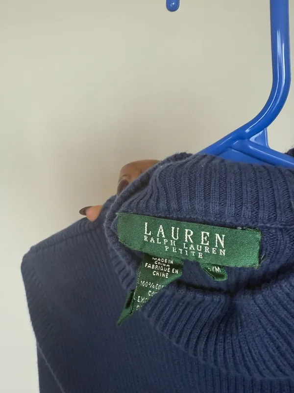 Vintage Lauren Ralph Lauren Turtle Neck Sweater - Image 2