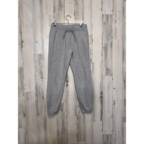 Athletic Works Gray Joggers Girls XXL 18 Fits Womens XS Sweatpants Stained Back - Image 2