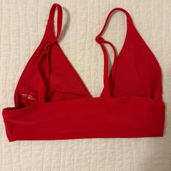 Aerie Red Bikini Top - Image 2