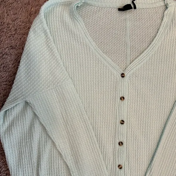 Out From Under Jojo Waffle Thermal Mint Size S - Image 6