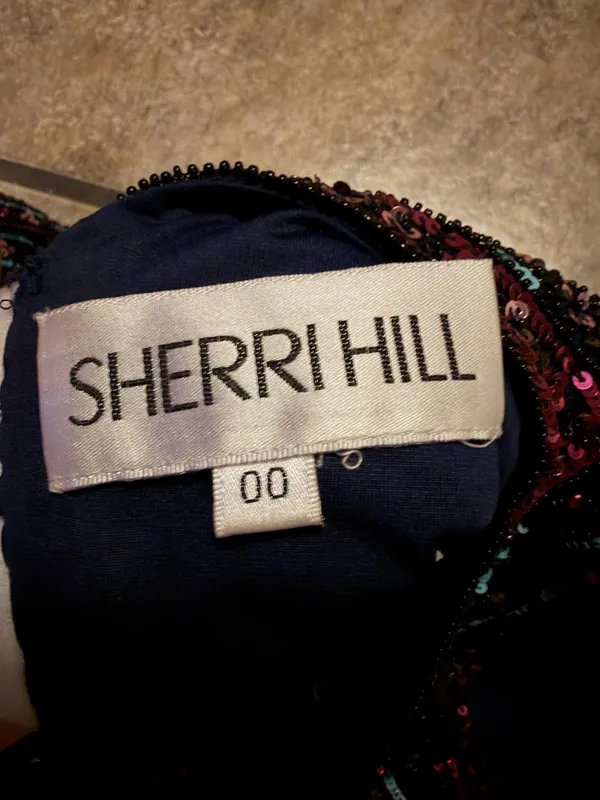 Sherri Hill Beaded Mini Dress - Image 3