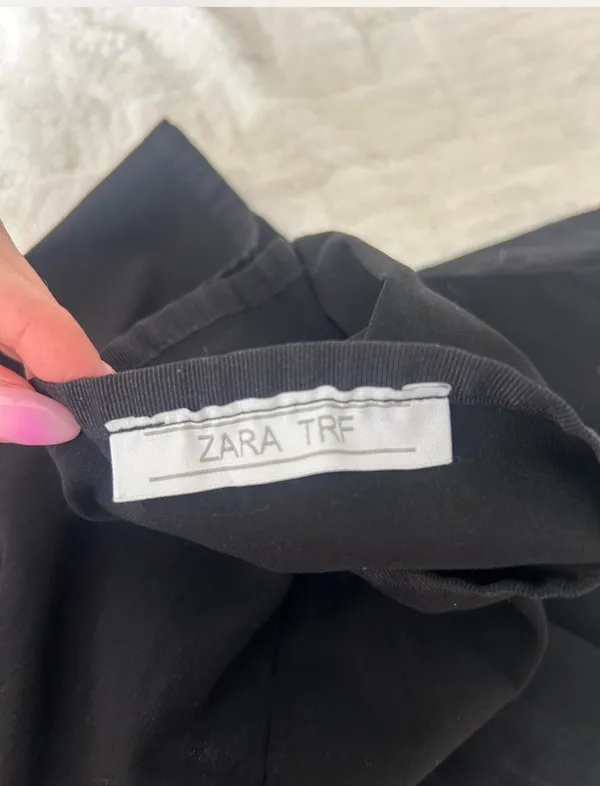 ZARA Mini Skirt Black - Image 3