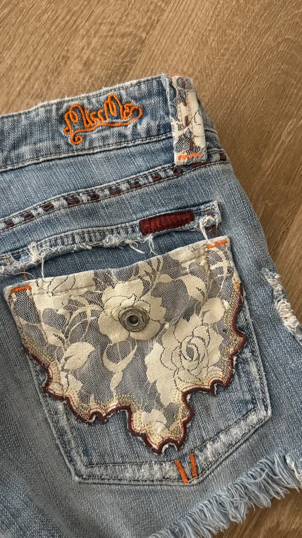 Vintage Miss Me Mini Shorts - Image 3