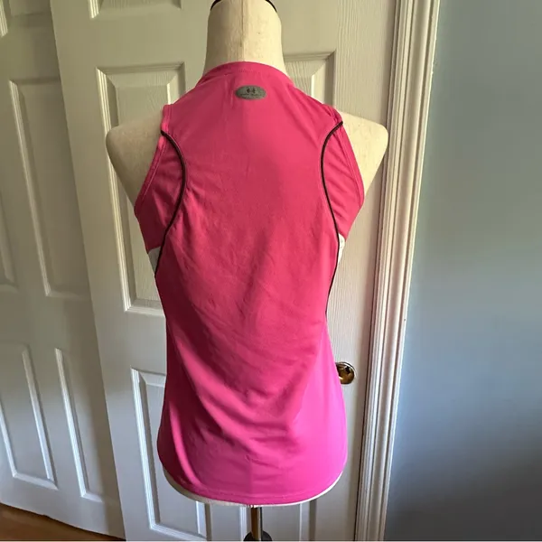 Under Armour Women’s HeatGear Tank Top Pink Small Polyester - Image 2