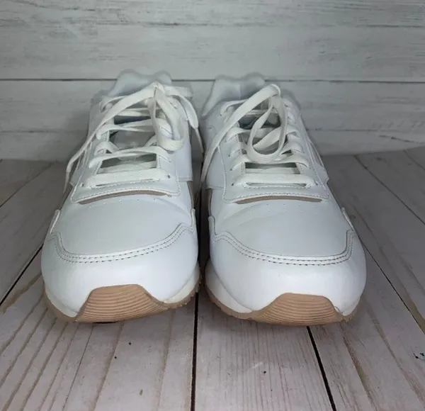 Reebok CL HARMAN RUN S Womens SIZE 10 White/Bare Beige/Pink CN5274 Casual Shoes - Image 7