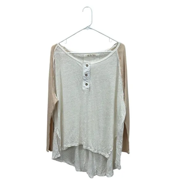 Free People We the Free Grand Slam Henley top size M - Image 4