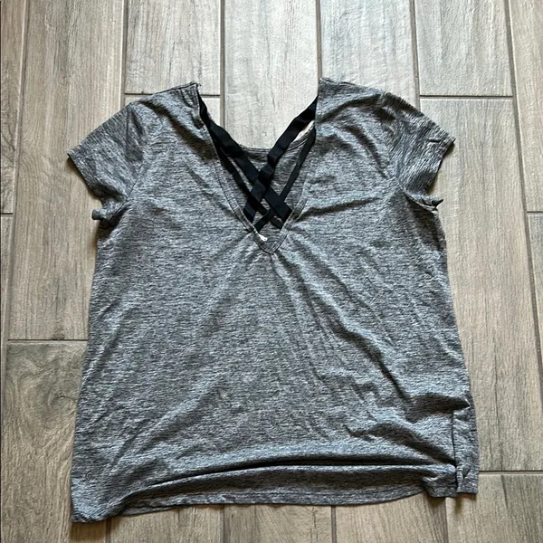 Champion Gray Short Sleeve Relaxed T-Shirt - Image 2
