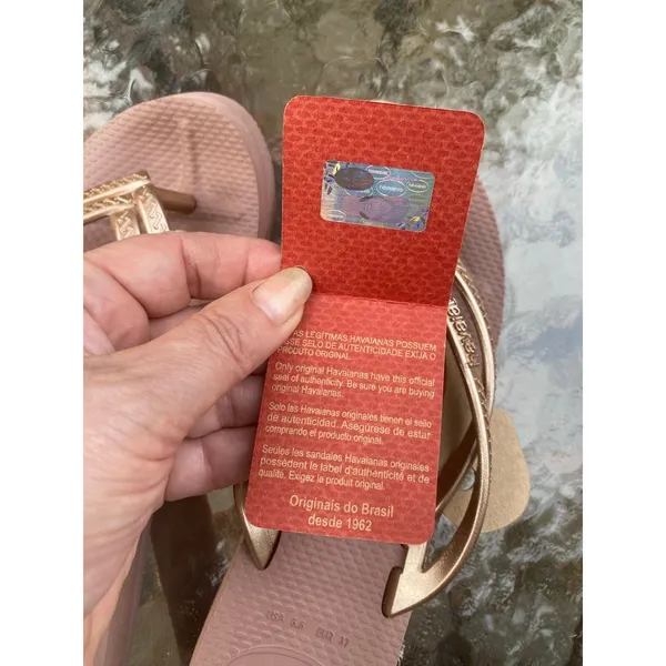 Havaianas Brand New Havianas Women's Size EU 37 US 5.5 Cappuccino Brown Flip Flops Sandals - Image 5
