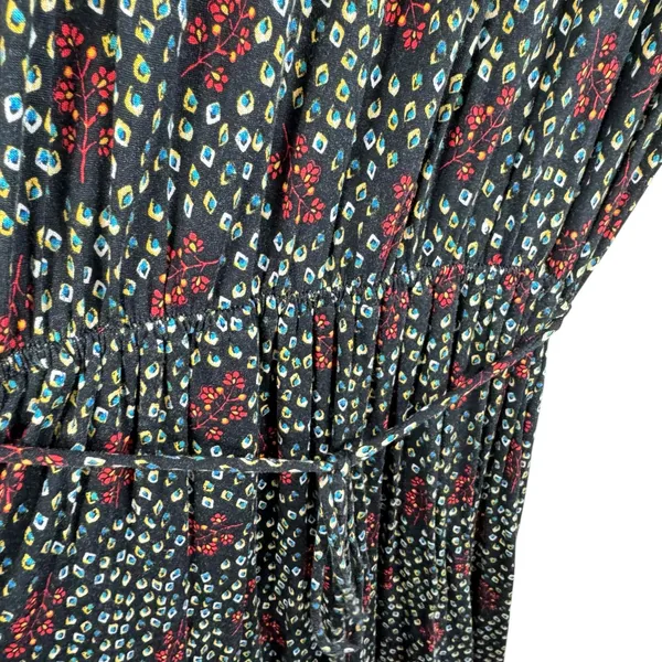 LOFT‎ Colorful Speckled Long Sleeve Lightweight Stretchy Above Knee Dress Size M - Image 3