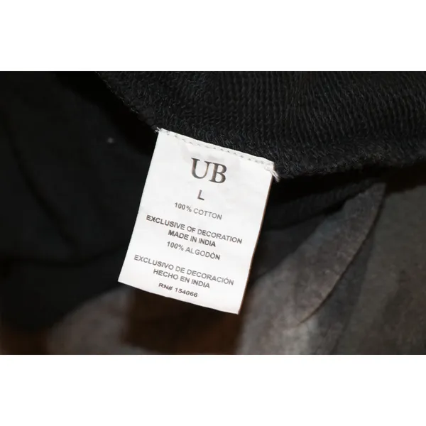 Two Tone Half Zip Hoodie Sweater Size L - Image 2