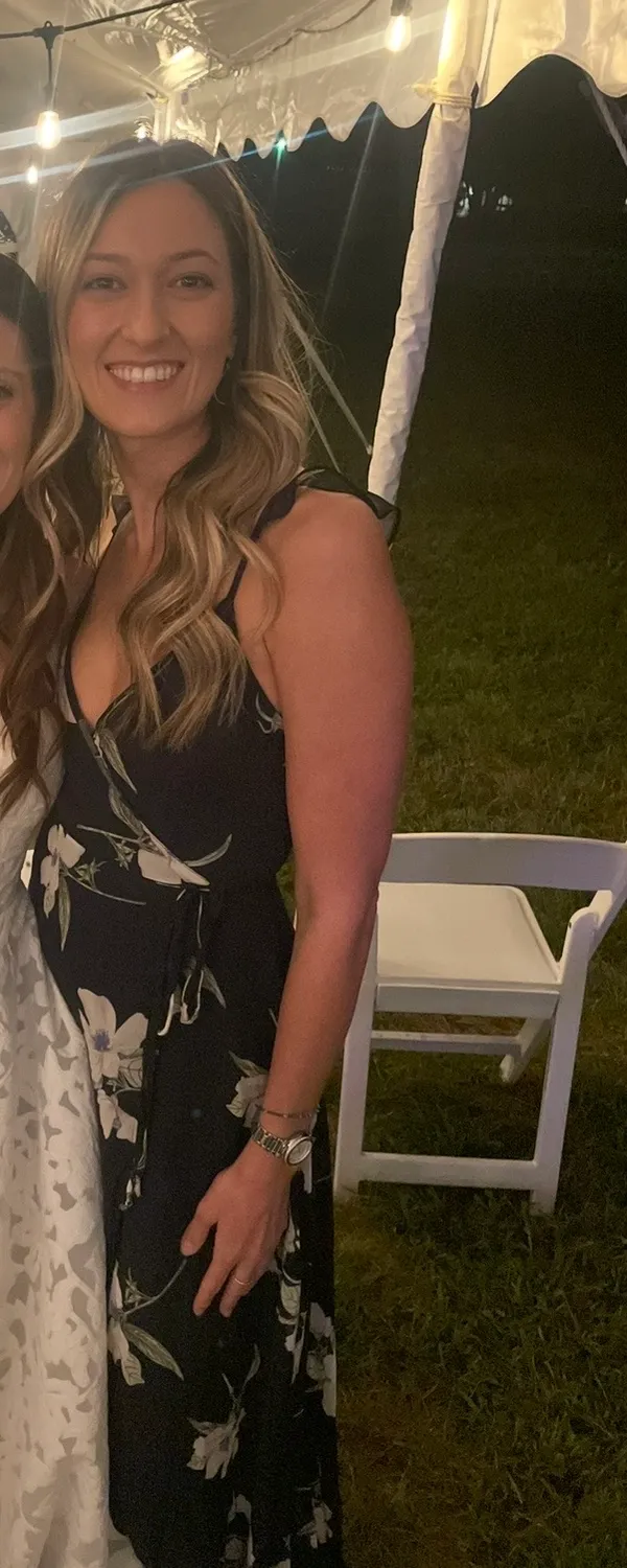 Lulu’s navy floral wrap maxi dress - Image 6