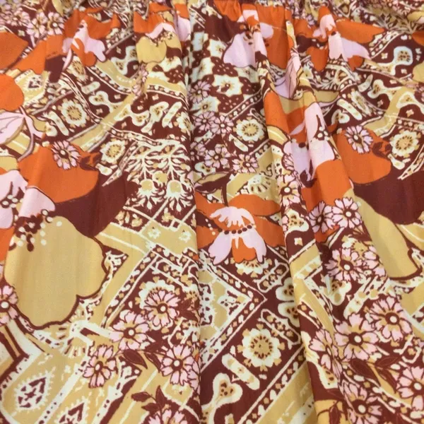 Free people floral all over print blouse medium - Image 2