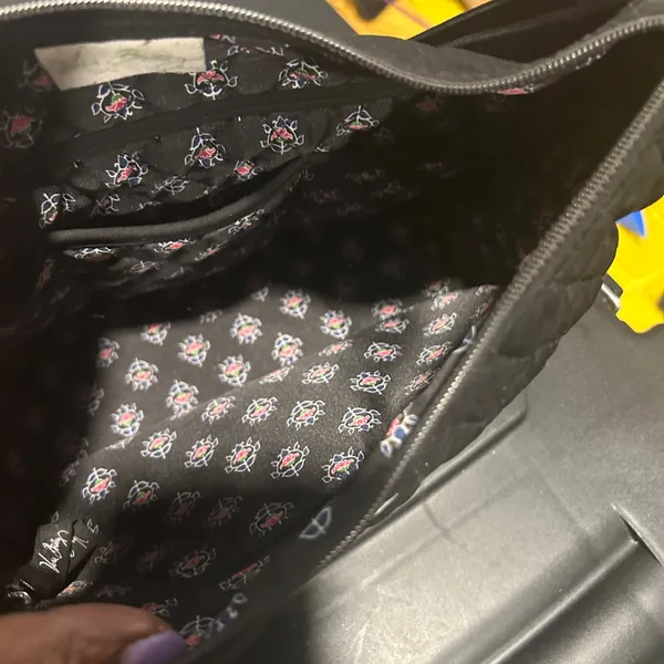Vera Bradley Black Quilted Women's Bag - Image 10