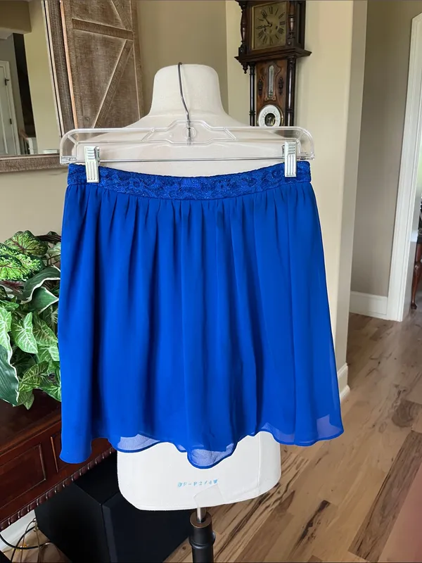 IN San Francisco Sem Formal Royal Blue Mini Skirt - Image 7