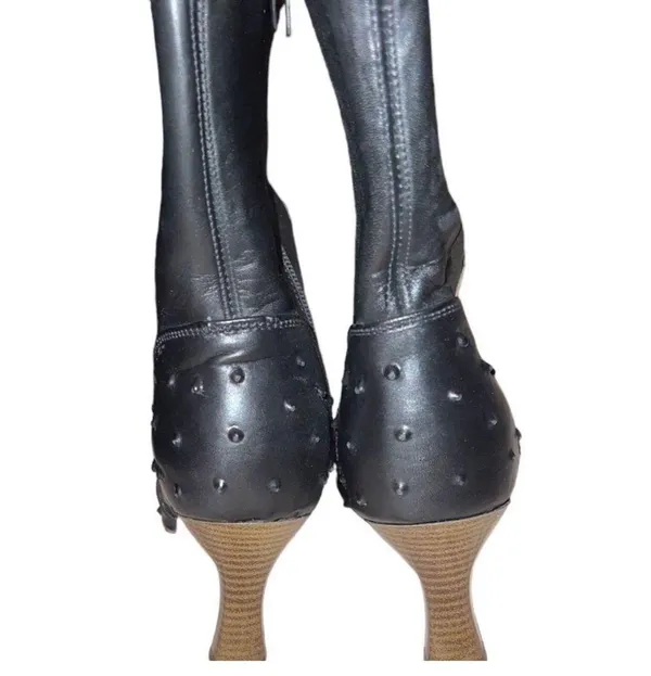 El Canelo Black Cowgirl Boots - Image 6