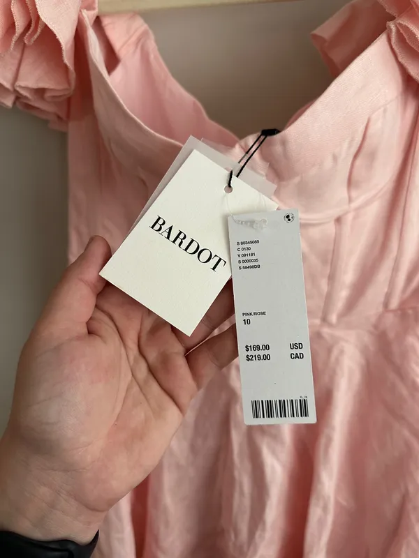 Bardot Sigma Mini Dress In Soft Pink - Image 12