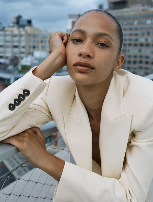 ZARA cream tailored blazer jacket nwt - Image 8