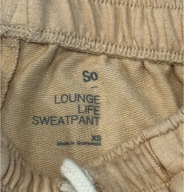 So lounge life beige sweatpants - Image 2