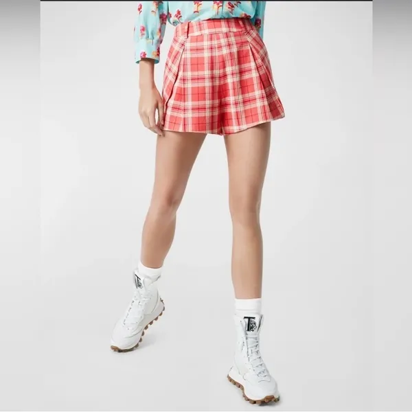 New! Smythe Pleated Plaid Walking‎ Shorts Sz 12 $425 - Image 3