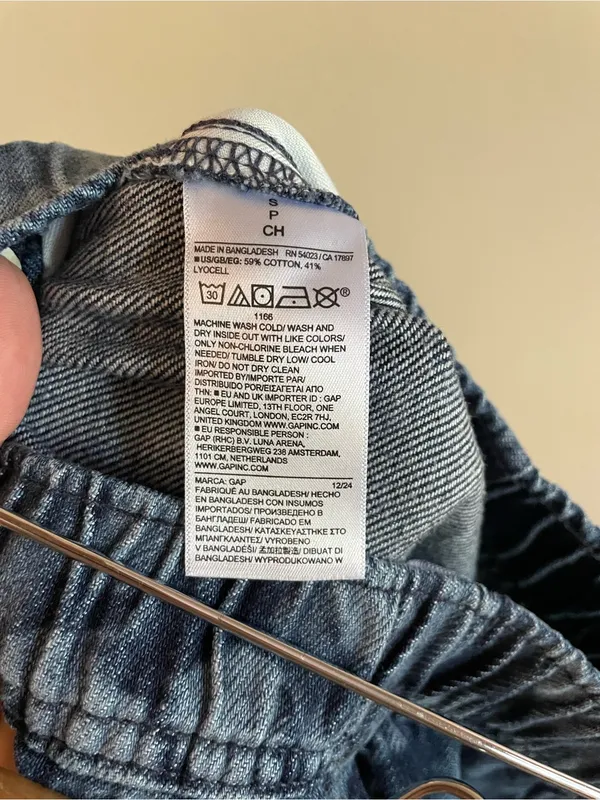 GAP Floral Mid Waist UltraSoft Easy Horseshoe Jeans Size Small - Image 8