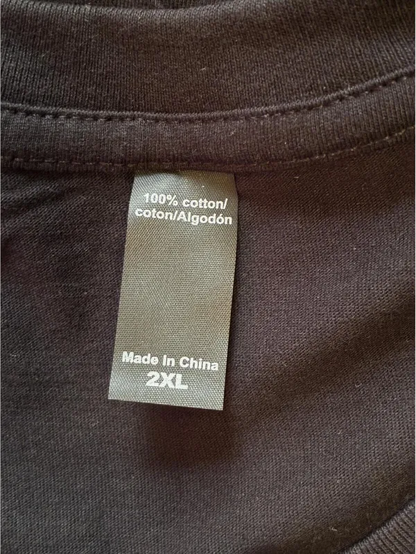 2X Graphic Tee Black Size XXL - Image 4