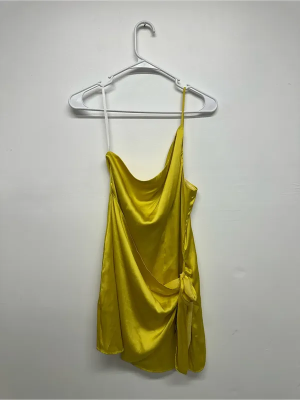 Lovers + Friends Karen Mini Dress - Yellow - Small - Image 6