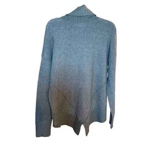 Romeo + Juliet Couture women’s charcoal gray turtleneck chunky knit‎ sz M - Image 2