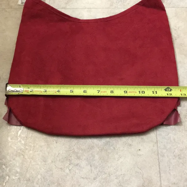 MURVAL Red Suede Bag - Image 6