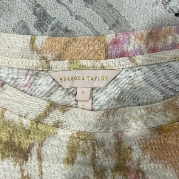Rebecca Taylor linen short sleeve tee - Image 7