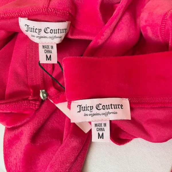 Juicy Couture Velour Flash Red Tracksuit - Image 2