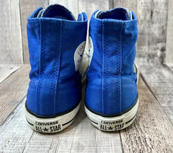 All Stars 630387F Blue Grey Peel Back Sneakers Shoe Size 6 Juniors - Image 6