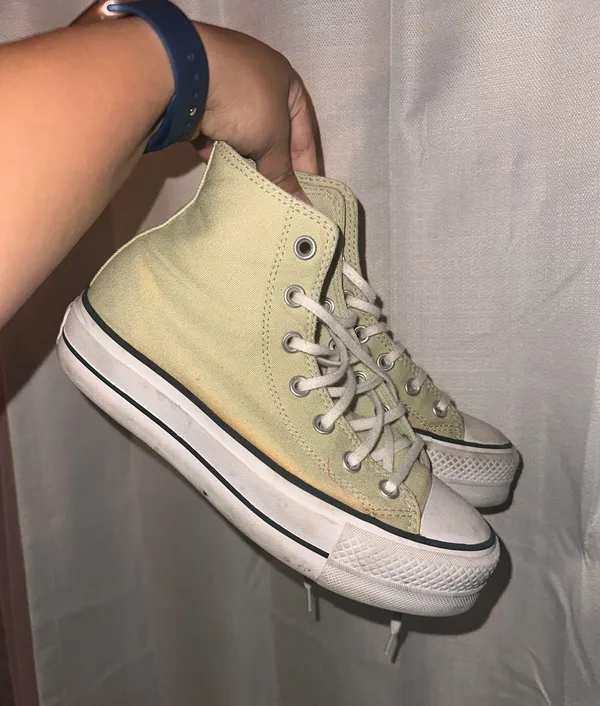 Converse Sage Green Sneakers All Star - Image 2