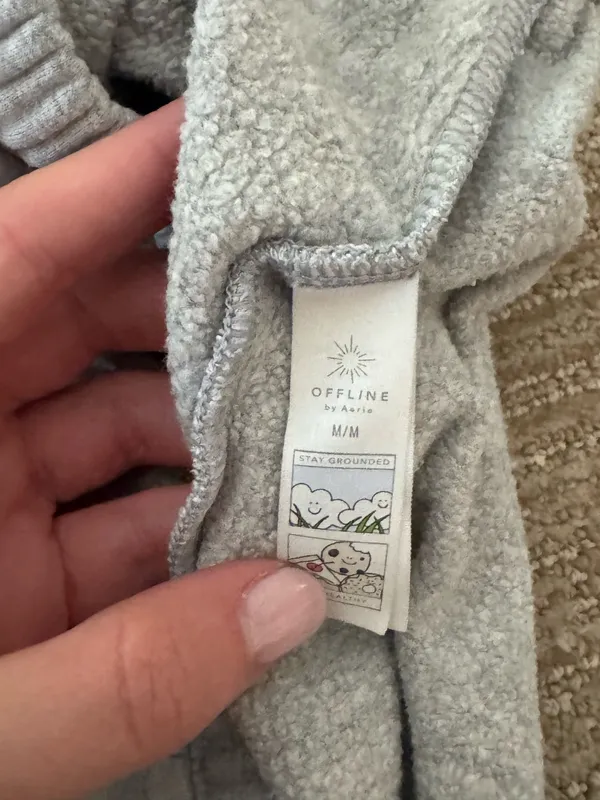 Aerie OFFLINE Sweatpants Grey cuffed - Image 5