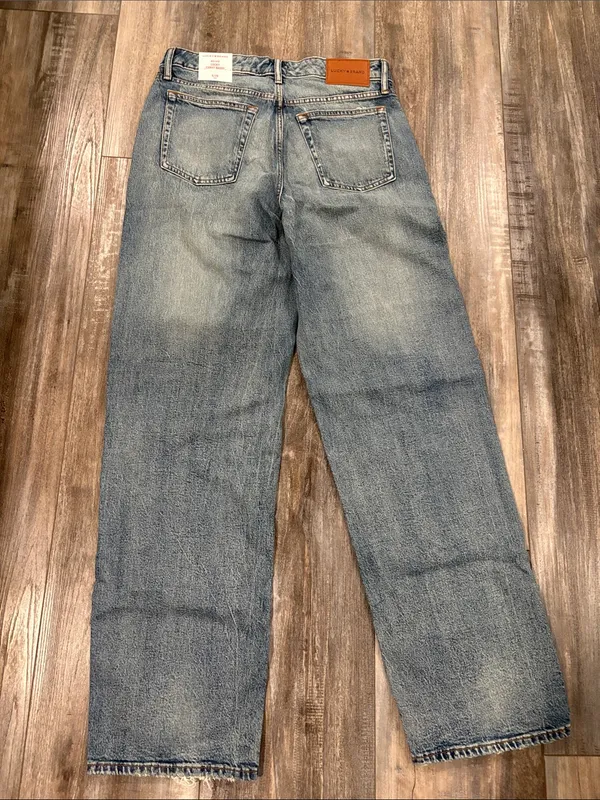 Lucky Brand Baggy Mid Rise Curvy Wide Leg 28L NEW - Image 11