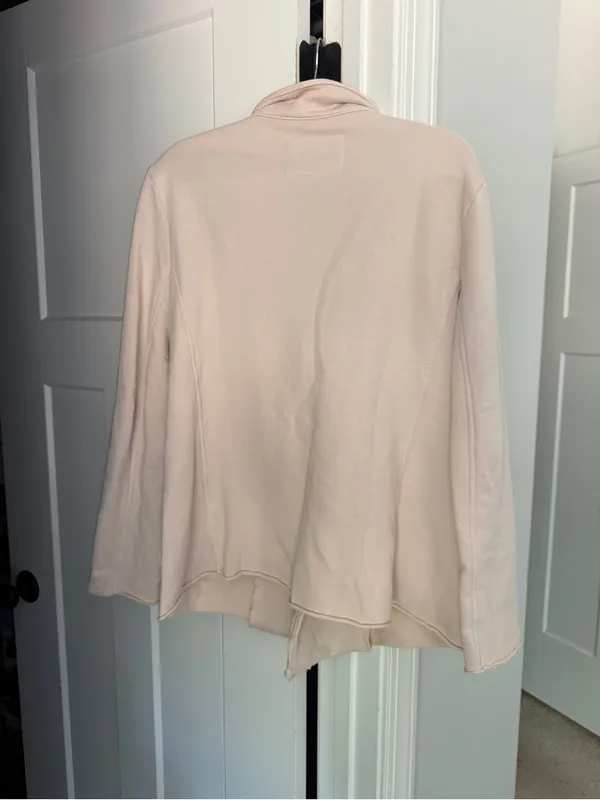 Frank & Eileen Belfast coat sweatshirt Peacoat cream - Image 4