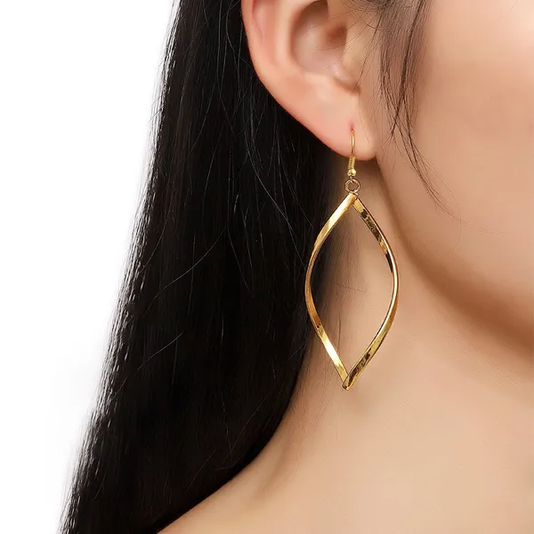 Elegant Geometric Square Dangle Drop Earrings for Women - Image 3