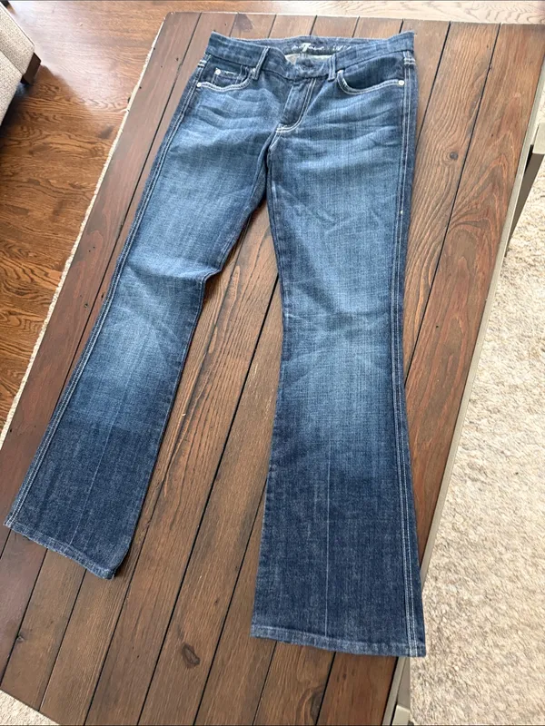 Seven7 Dojo Flare Jeans Women’s Size 28 Y2K Vintage Inspired - Image 2